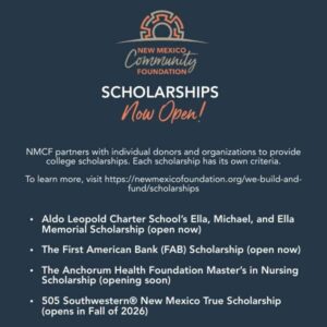 Scholarships Now Open!
