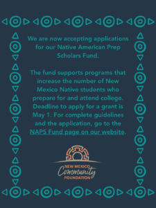 Accepting Applications for Native American Prep Scholars Fund (NAPS)